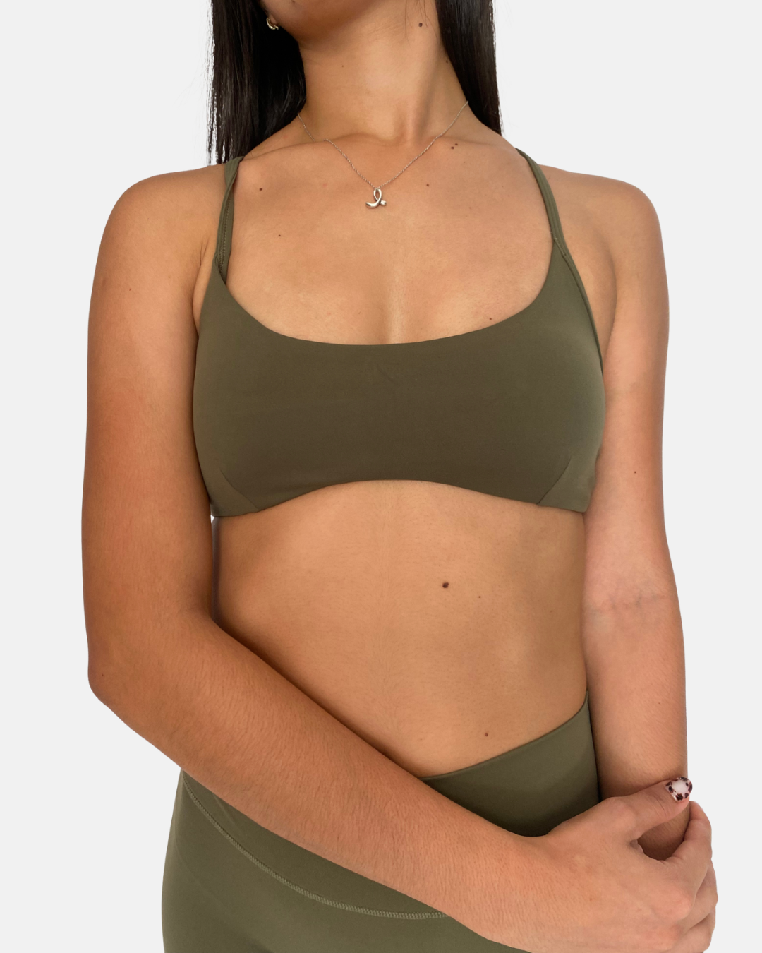 Olive Burn Bra