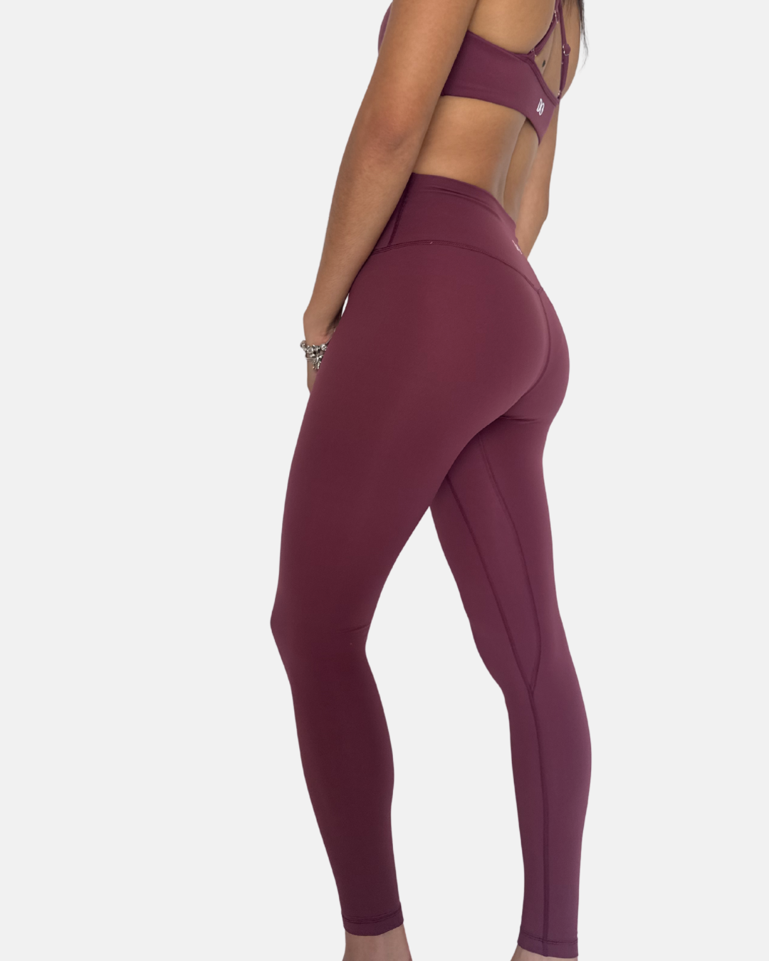Burgundy Forest Leggins