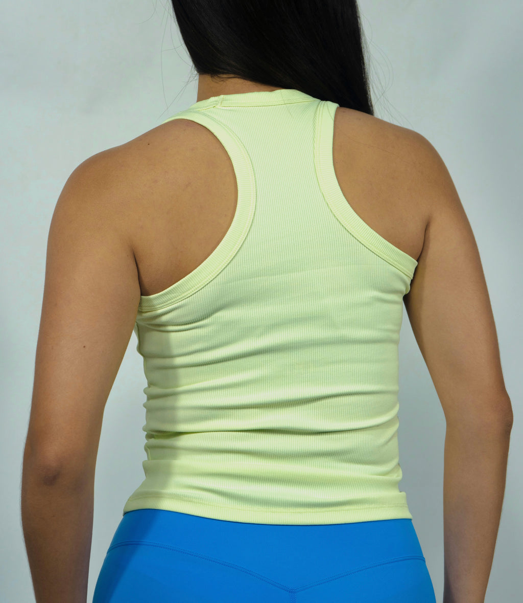 Green Tank top dry fit