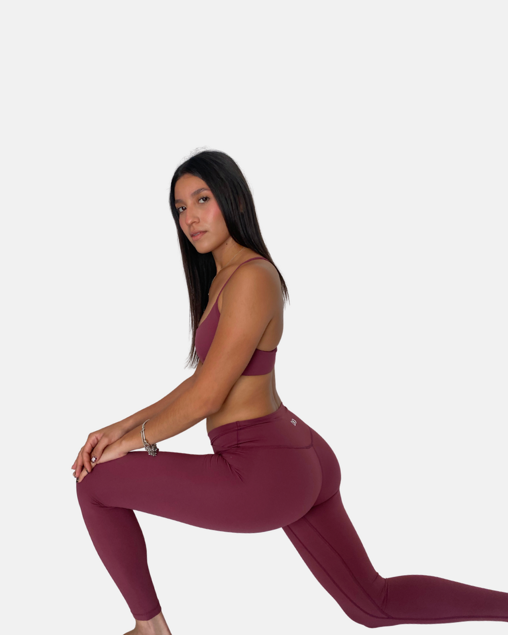 Burgundy Forest Leggins