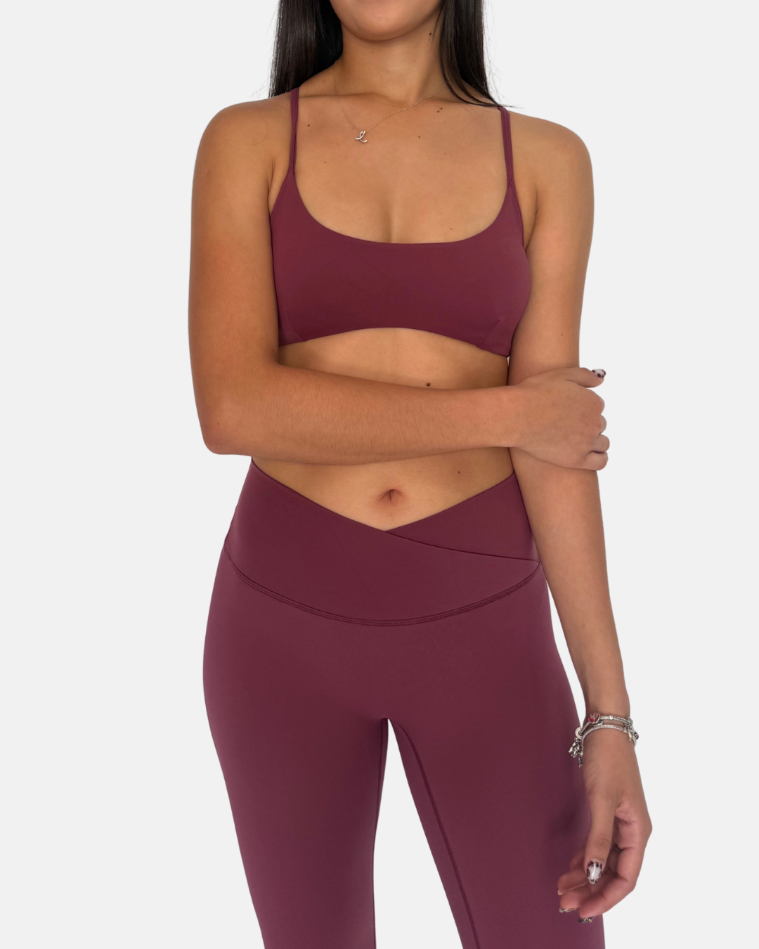 Burgundy Forest Bra