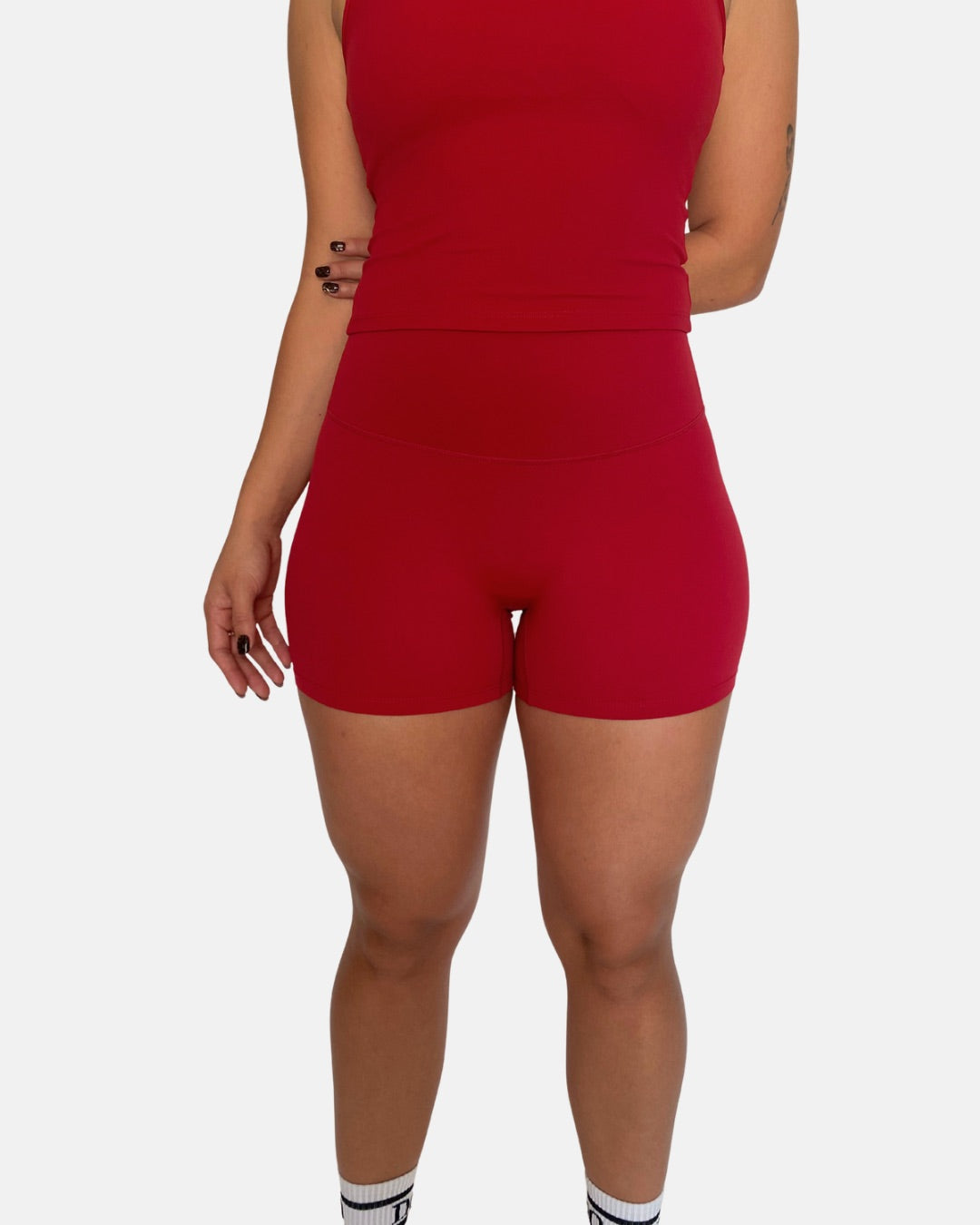 Core Deep red Short