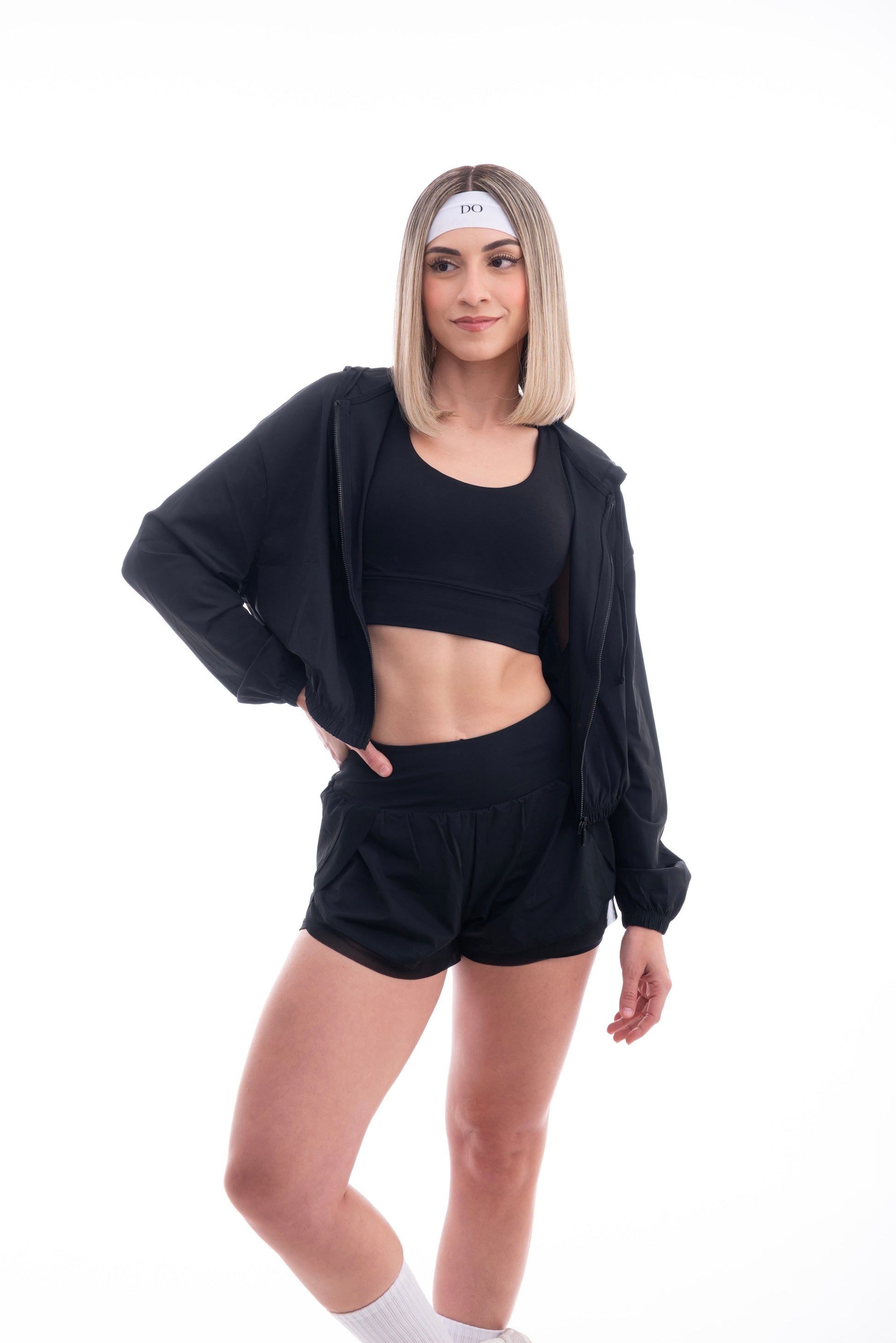 Outdoor Black Jacket SPF 50+